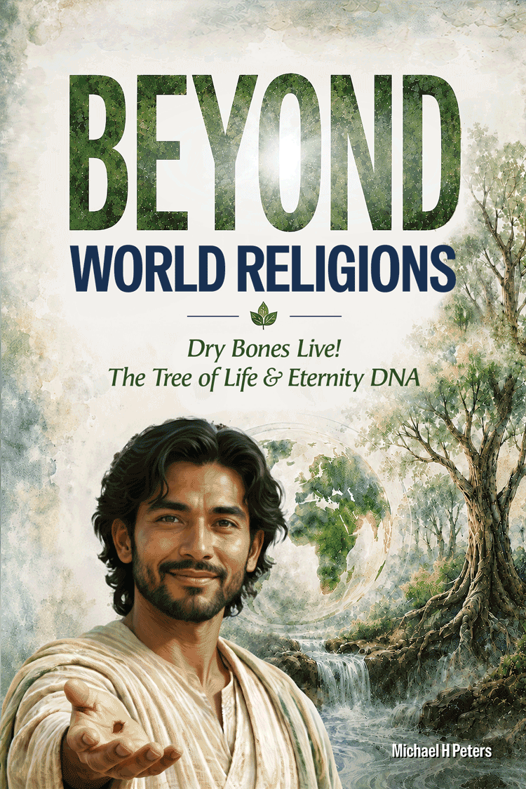 Jesus: Beyond World Religions. Dry Bones Live! The Tree of Life & Eternity DNA. By Michael H Peters.